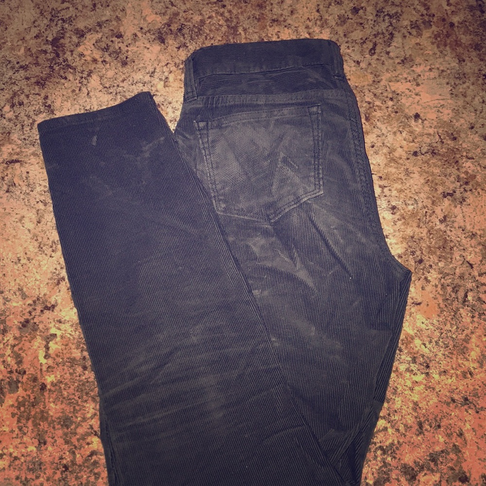 JCrew ankle grey corduroy pants